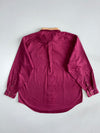 Carhartt Burgundy Heavyweight Button-Up Work Shirt (2XL)