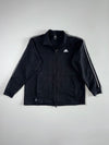 Adidas Clima365 Full-Zip Track Jacket – Black | White 3-Stripe Sleeves |(XL)