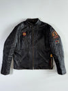 Schott NYC Perfecto American Spirit Patched Cowhide Leather Biker Jacket (M)