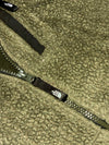 The North Face Olive Green Sherpa Fleece Jacket – Full Zip, (M)