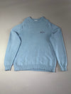 Lacoste Relaxed Fit Big Croc Knit Sweater – Sky Blue (XL)