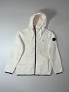 National Geographic | Cream Sherpa Zip-Up Hoodie | (S)
