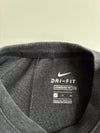 Nike Dri-FIT Charcoal Crewneck with Zip Pockets | Size (S)