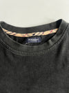 Burberry London Vintage Nova Check Collar Long Sleeve Tee (S)