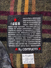 IGOR by Complices Vintage Black Denim Trucker Jacket Distressed Graphic Print Jean Jacket (3XL)