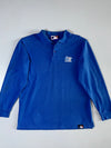 MLB LA Dodgers Long Sleeve Polo Royal Blue (L)
