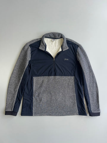 Fila Golf Hybrid Fleece-Lined Half-Zip Pullover Sweatshirt (L)