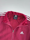 Adidas Burgundy 3-Stripe Track Jacket(S)