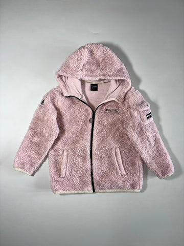 Discovery Expedition Pink Sherpa Fleece Hooded Full-Zip Jacket (S)
