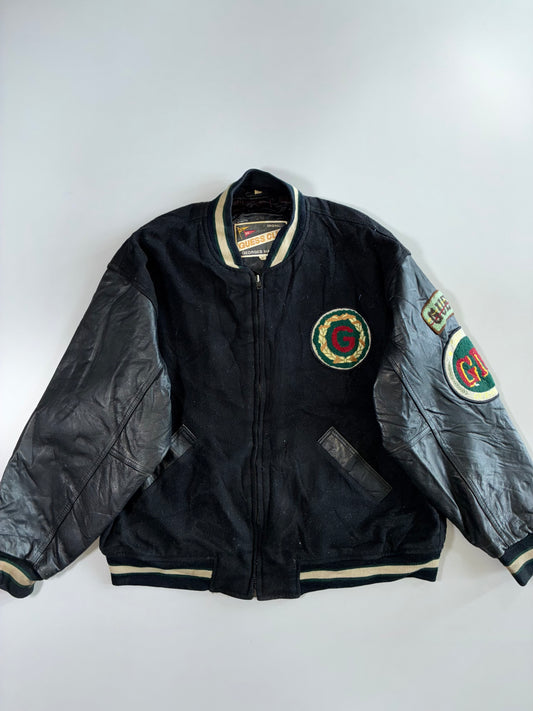 Guess Club Premium Original Sued Leather Jacket (M)