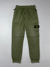 Stone Island Olive Green Cargo Jogger Pants with Compass Badge (W:31) (L:41)