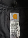 Vintage Carhartt V02 Dark Brown Duck Canvas Quilted Lined Vest – (XL)