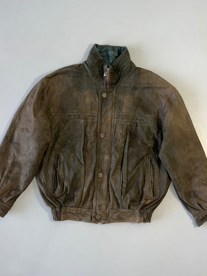 !                                                                                                                                                                                               Super Premium Original Leather Jacket (RARE) Made in Spain (XL)