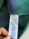 Chaps Forest Green & Navy Striped Crewneck Sweater(Xl)