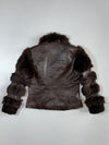 Toni Shearling Leather & Fur Jacket (M)