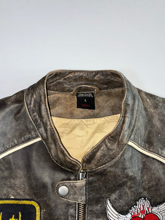 Robertska Sunlight Distressed Biker Jacket (M/L)
