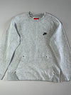 Nike Tech Fleece Grey Heather Crewneck Sweatshirt (M)