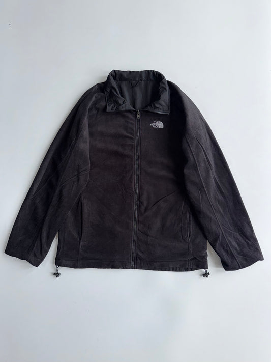 The North Face Reversible Jacket Nylon Shell to Fleece 2-in-1 Black (XL)