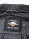 Harley-Davidson Genuine MotorClothes Black Textile Riding Jacket – Fitted Moto, Embroidered Bar & Shield Padded (M)