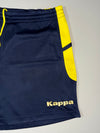 Kappa Embroidered Logo Football Shorts – Navy/Yellow (W:34) (L:18)