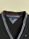 Tommy Hilfiger Black Striped Trim Knit Cardigan – (S)
