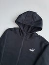 Puma Black Fleece Zip Up Hoodie (2XL)