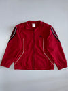 Adidas | 3-Stripe Piping Track Jacket | Red/Navy (XL)