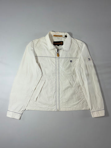 Vintage Timberland White Cotton Harrington Jacket l (L)