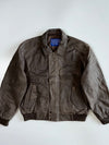 Seville Row Premium Original Leather Jacket (XL)