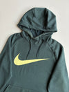 Nike Dri-FIT Dark Green Big Swoosh Pullover Hoodie (S/M)
