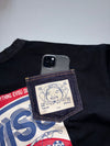 Evisu Embroidered Seagull Logo Tee  Black (XL)