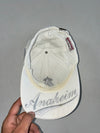 MLB Anaheim Angels White Cap with Silver Embroidered Logo – Major League Baseball (Adjustable)