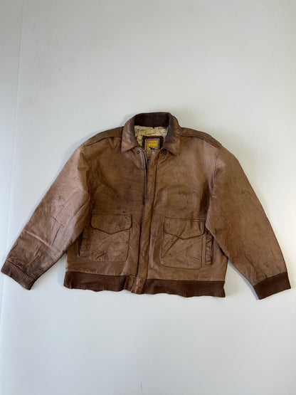 !                                                                                                                                                Super Premium Hunters Run ORiginal Leather Jacket (L/XL)