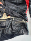 Harro Kombi Black/Red Leather Racing Jacket (XS)