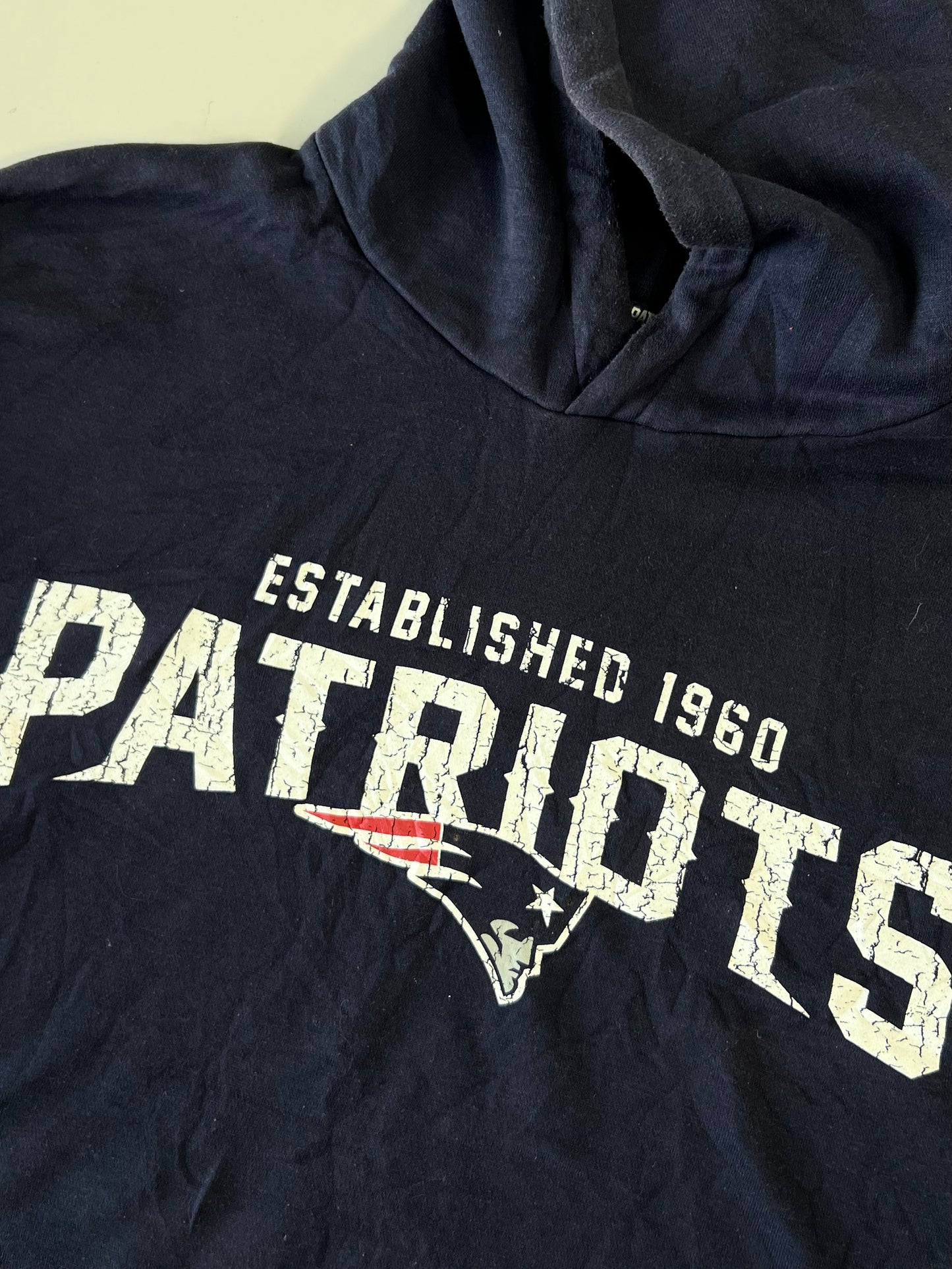 !                                                                                                                                       NFL PATRIOTS (RARE) Original Authentic Hoodie (XL/2XL)