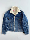 Vintage Levi’s Sherpa Lined Denim Trucker Jacket Fur inside (L)