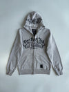 Firestar Club Graffiti Print Zip Hoodie (M)