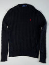 Polo Ralph Lauren Cable Knit Cotton Crewneck Sweater – (L)