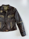 Flora Smith Premium Original Moto Leather Jacket (S)
