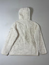 Discovery Expedition White Sherpa Hooded Jacket (S)
