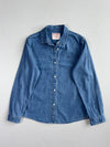 True Religion Medium Wash Denim Button-Up Shirt (S)