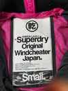 Superdry Original Windcheater Japan Hooded Jacket  Black Pink women's  (S)