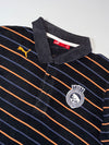 Puma P48 Crest Striped Polo – Black/Orange (M)
