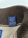 Chaps Striped Quarter-Zip Sweater(XL)