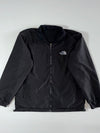 The North Face Reversible Fleece/Windbreaker Jacket – Black (XL)