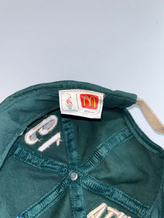 Atlanta 1996 Olympics 100th Anniversary Cap Forest Green/Suede Brim (McDonald’s Sponsor) (Adjustable)
