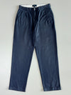 Polo Ralph Lauren Navy Pleated Hammond Pant (W:36|L:47)
