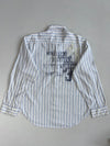 Vintage Guess Co. Eagle Print Striped Button Up Shirt (XL)