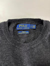 Polo Ralph Lauren Charcoal Slim Fit Merino Wool Crewneck (S)