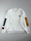 Reebok “RATCRW” Colorblock Crewneck Sweatshirt White (XL)